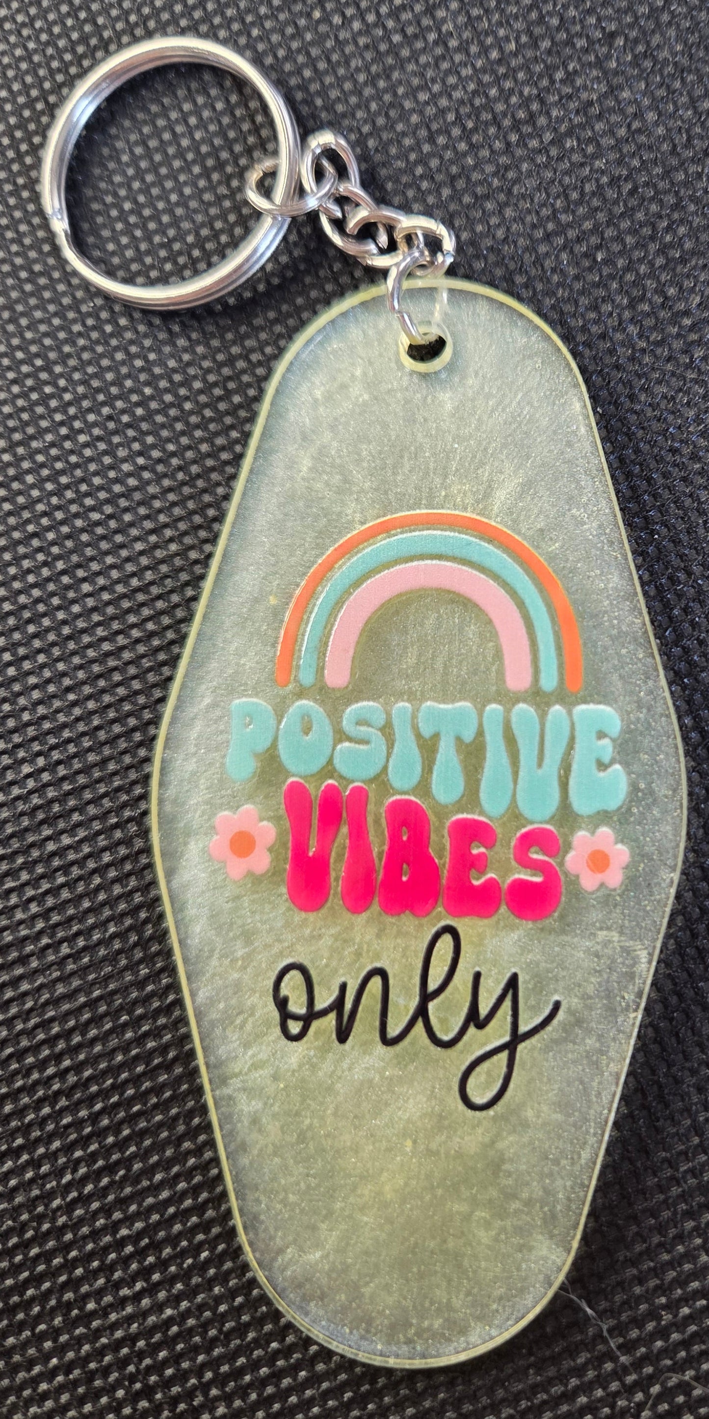 Motel Keychain - Positive Vibes