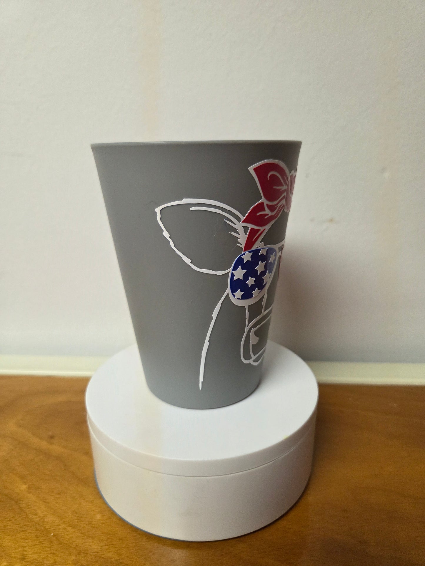 Patriotic Cow Cup