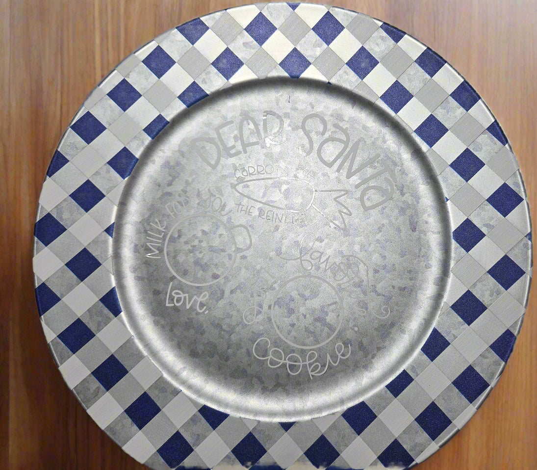 🎅 Treats for Santa Large Plate 🎄