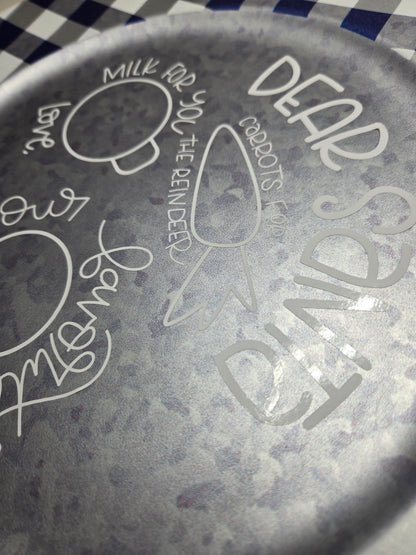 🎅 Treats for Santa Large Plate 🎄