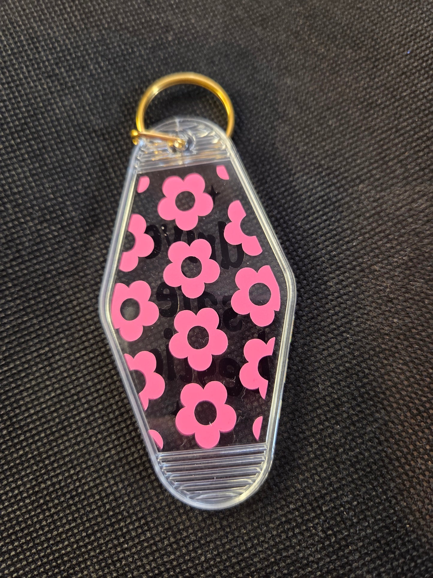 Motel Keychain - Drive Safe Bestie