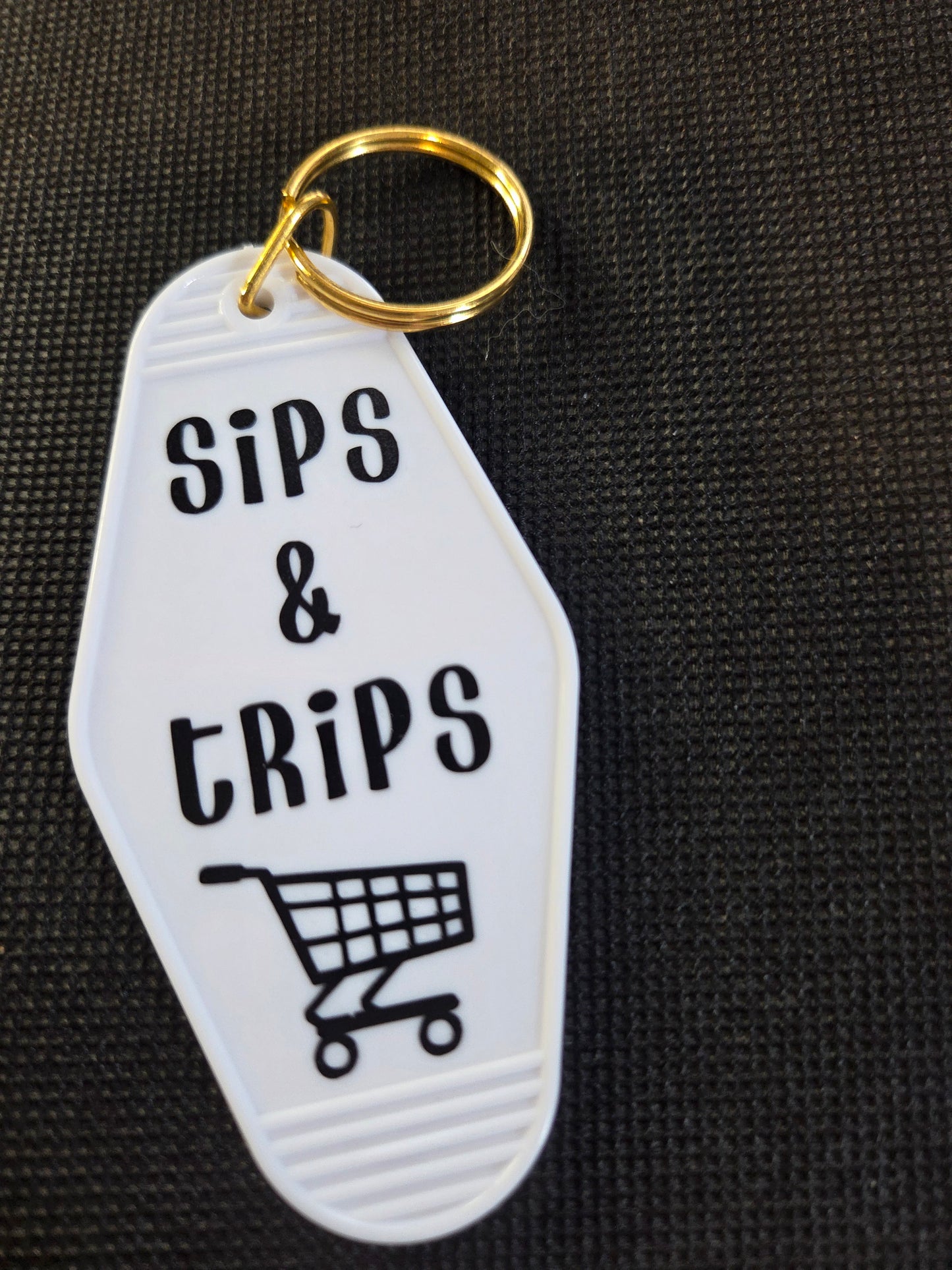 Motel Keychain - Sips & Trips