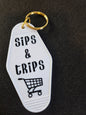 Motel Keychain - Sips & Trips