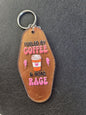 Motel Keychain - Coffee and Road Rage