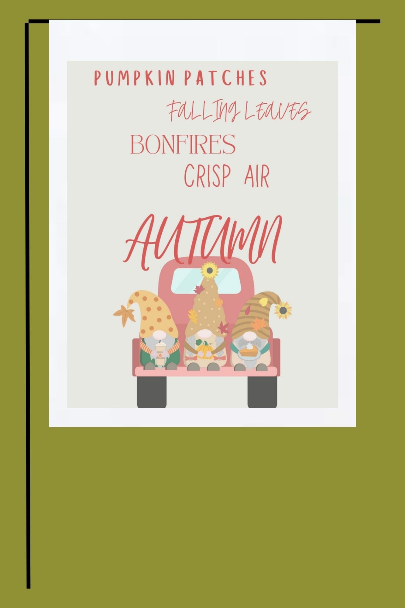 🍁✨ Autumn Vibes Garden Flag ✨🍁