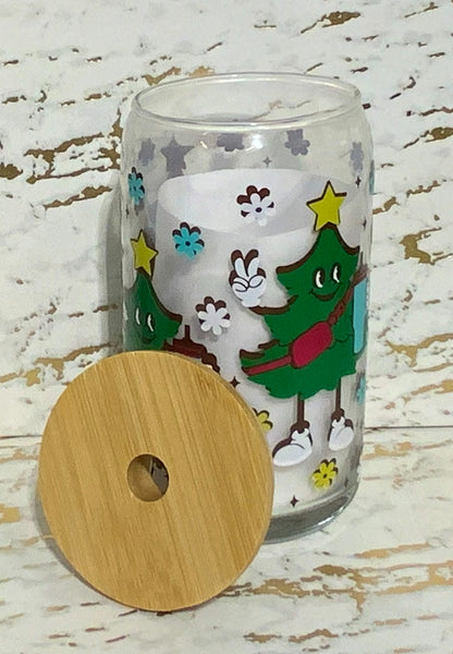 Boujee Christmas Tree Glass Tumbler