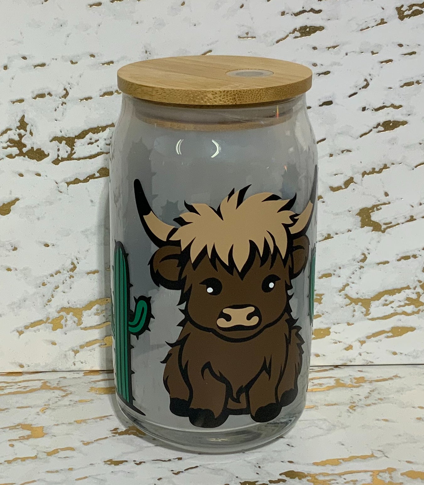 Highland Cow tumbler