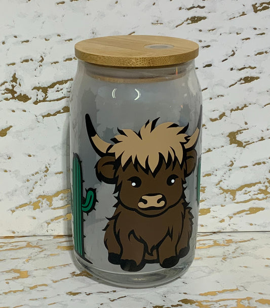 Highland Cow tumbler