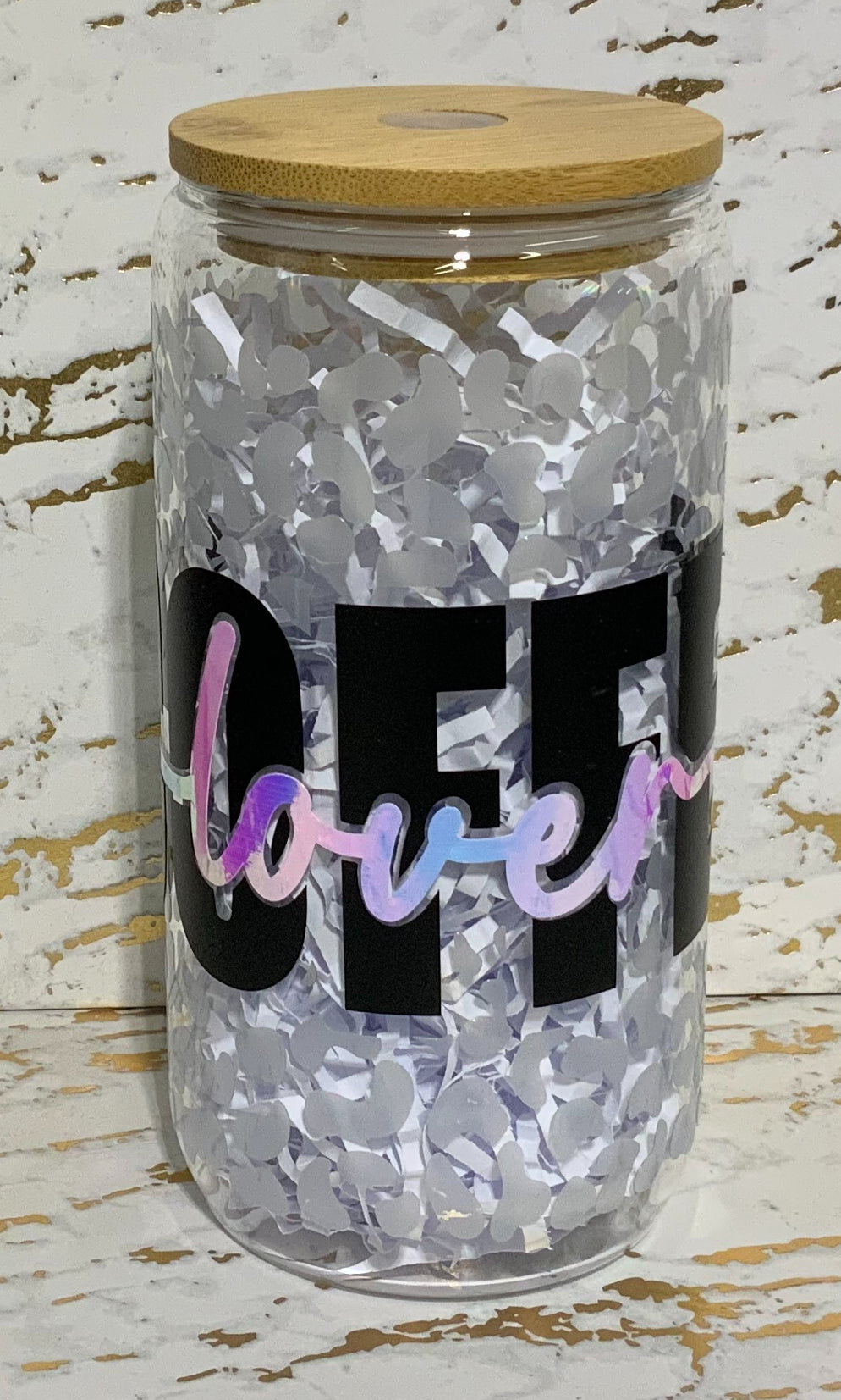 Coffee Lover Glass Tumbler
