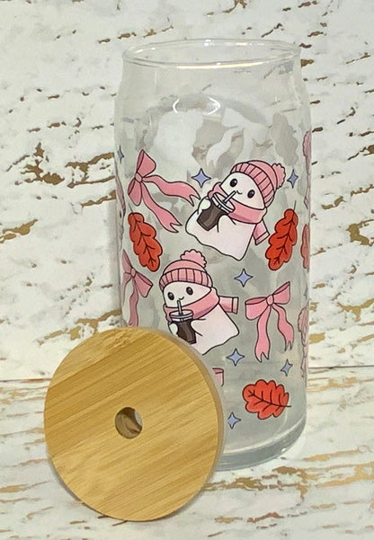 Cute Fall Ghost Tumbler