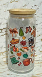 All the fall things glass tumbler