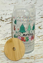 A Merry Christmas Glass Tumbler