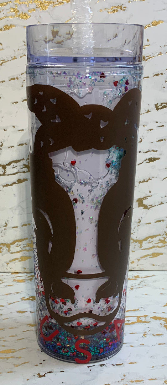 Patriotic Snow-globe Tumbler