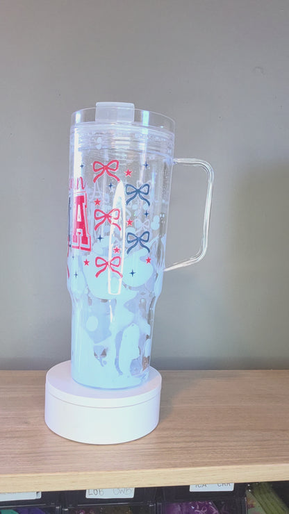Patriotic MAMA lava tumbler