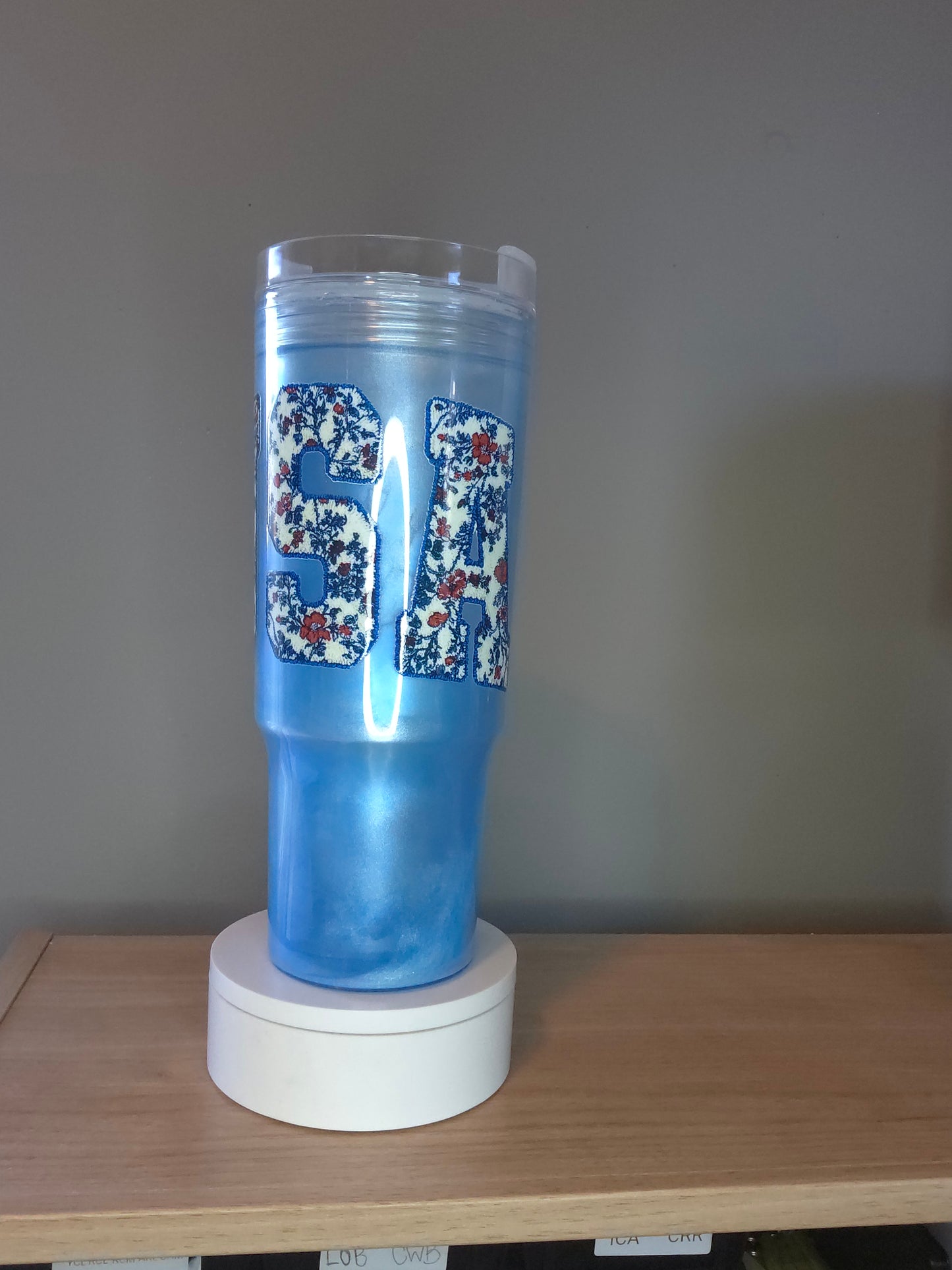 USA snowglobe tumbler