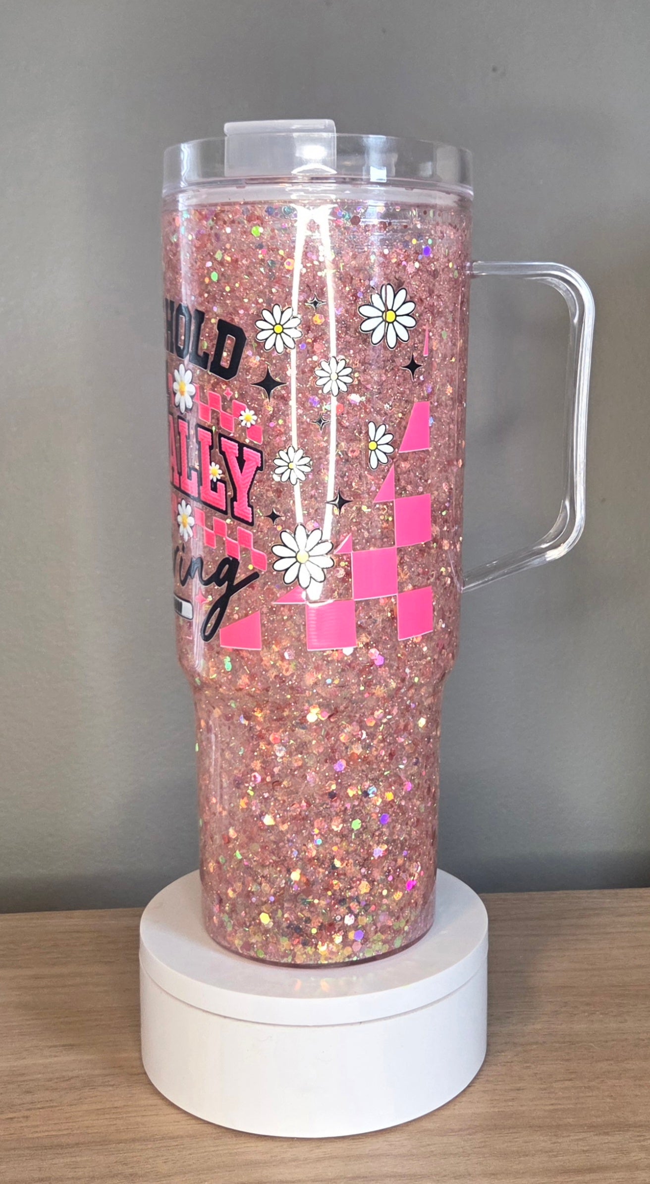 Mentally Buffering Snowglobe Tumbler