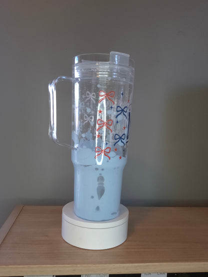 Patriotic MAMA lava tumbler
