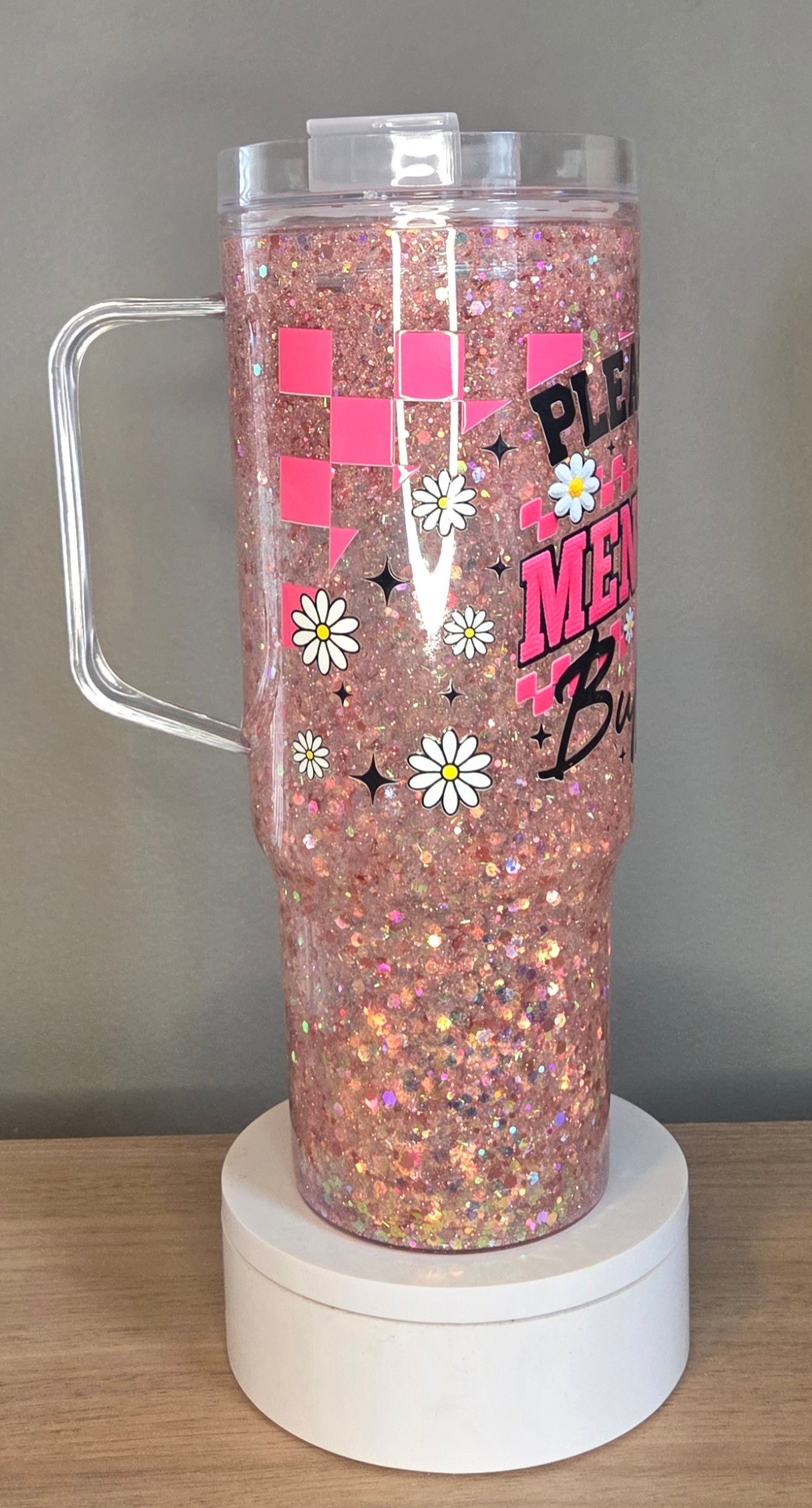 Mentally Buffering Snowglobe Tumbler