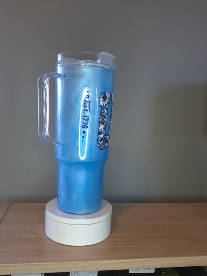 USA snowglobe tumbler