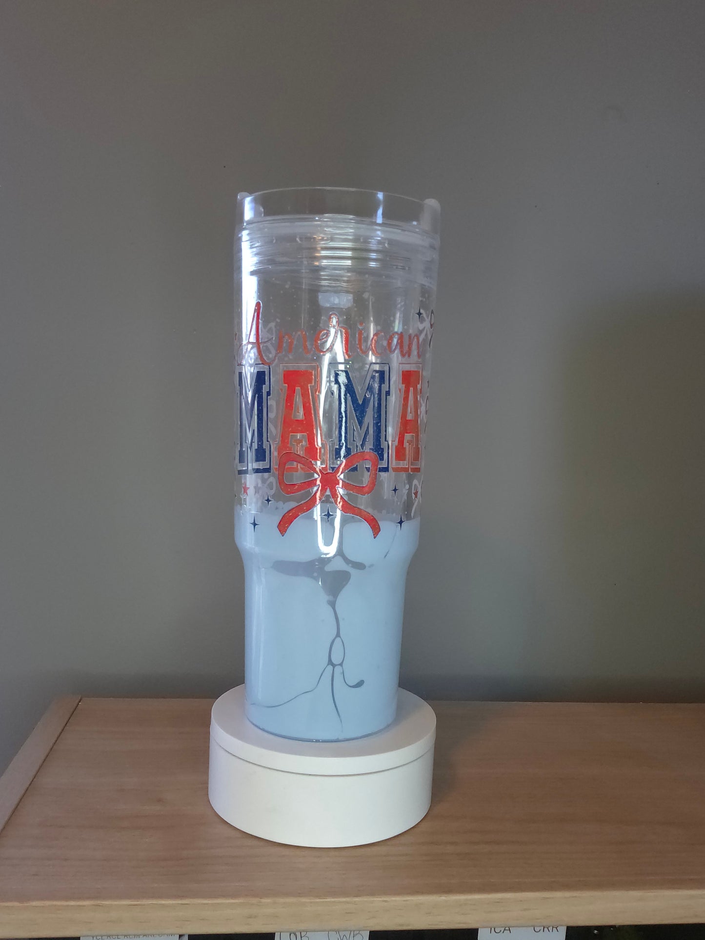 Patriotic MAMA lava tumbler